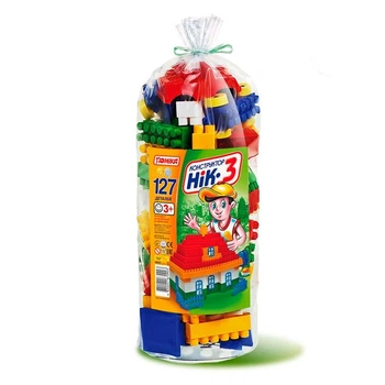 Конструктор НИК-3 (127 деталей) Юника 70903