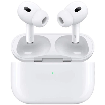 Бездротові вакуумні навушники блютуз Lexego Air Pro 2 для телефона айфона Apple iOS Android бездротова зарядка активне шумозаглушення та миттєве підключення по Bluetooth White prg3b-w