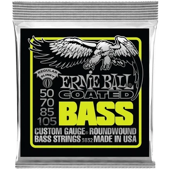 Струни для бас-гітари Ernie Ball 3832 Coated Regular Slinky 50/105