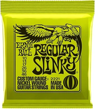Струни для електрогітари Ernie Ball 2221 Regular Slinky Nickel Wound 10/46