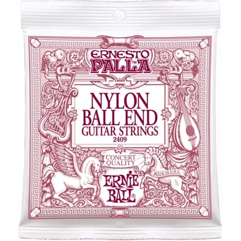 Струны для классической гитары Ernie Ball 2409 Ernesto Palla Nylon Black & Gold (Ball End)