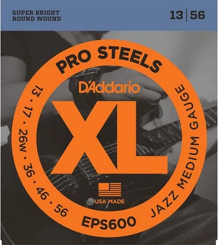 Струни для електрогітари D'Addario EPS600 ProSteels Jazz Medium 13/56