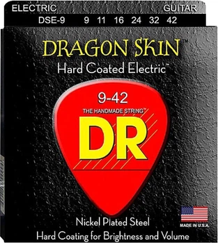 Струны для электрогитары DR DSE-9 Dragon Skin K3 Coated 9/42