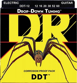 Струны для электрогитары DR DDT-12 Drop-Down Tuning Nickel Plated Extra Heavy 12/60
