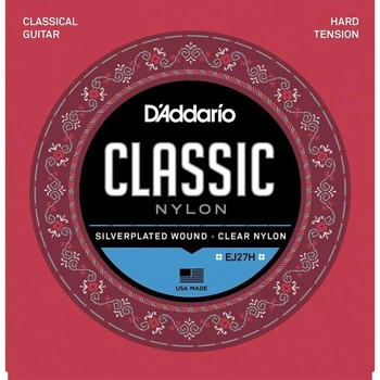 Струны для классической гитары D'Addario EJ27H Student Nylon Hard Tension