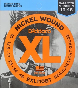 Струны для электрогитары D'Addario EXL110BT Nickel Wound Balanced Tension Regular Light 10/46
