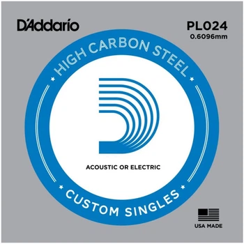 Струна D'Addario PL024 Plain Steel .024