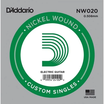 Струна D'Addario NW020 Nickel Wound .020