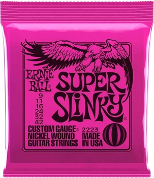 Струны для электрогитары Ernie Ball 2223 Super Slinky Nickel Wound 9/42