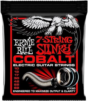 Струни для електрогітари Ernie Ball 2730 7-String Cobalt Slinky Electric Guitar Strings 10/62