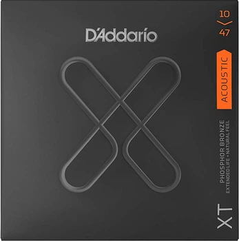 Струни для акустичної гітари D'Addario XTAPB1047 XT Phosphor Bronze Extra Light 10/47