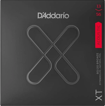 Струны для акустической гитары 6 шт D'Addario XTABR1356 XT 80/20 Bronze Medium 13/56