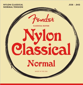 Струны для классической гитары Fender 100 Nylon Classical Guitar Strings Tie End