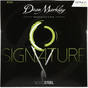 Струны для электрогитары Dean Markley DMS2501 Nickel Steel Stings Extra Light 8/38