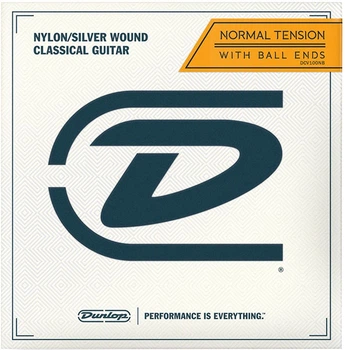 Струны для классической гитары Dunlop DCV100NB Nylon/Silver Wound Normal Tension