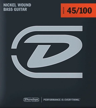 Струны для бас-гитары Dunlop DBN45100 Nickel Plated Steel 45/100