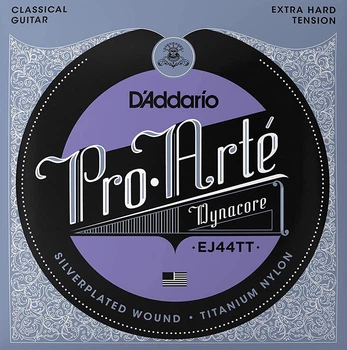 Струны для классической гитары D'Addario EJ44TT Silverplated Wound Titanium Nylon Extra Hard Tension