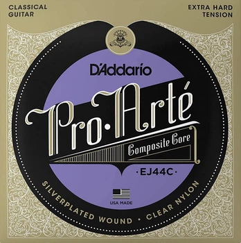 Струны для классической гитары D'Addario EJ44C Silverplated Wound Nylon Extra Hard Tension