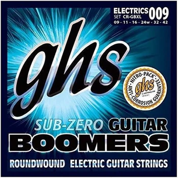 Струны для электрогитары GHS CR-GBXL Sub-Zero Boomers Extra Light 9/42