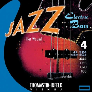 Струны для бас-гитары Thomastik-Infeld JF324 Jazz Flat Wound Medium Bass 43/106