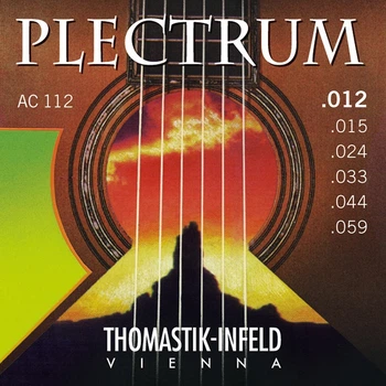 Струны для акустической гитары Thomastik-Infeld AC112 Plectrum Medium Light 12/59