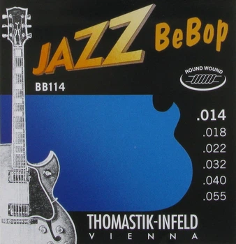 Струны для электрогитары Thomastik-Infeld BB114 Jazz BeBop Medium 14/55