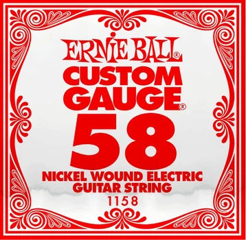 Струна Ernie Ball 1158 Nickel Wound Electric Guitar String .058