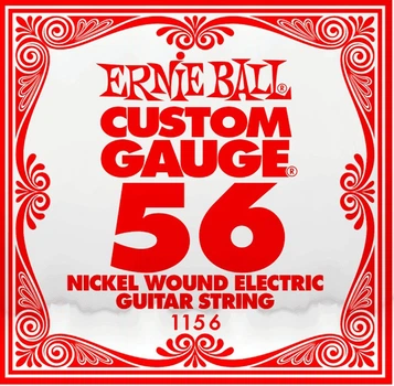 Струна Ernie Ball 1156 Nickel Wound Electric Guitar String .056