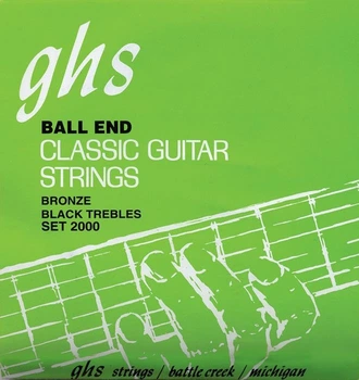 Струны для классической гитары GHS 2000 Ball End Classic Guitar Strings High Tension