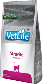 Сухой лечебный корм для кошек Farmina Vet Life Struvite диет. питание, для растворения струвитных уролитов, 400 г (8010276025166)