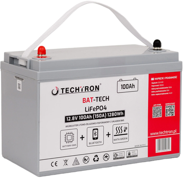 Akumulator TECHTRON LiFePO4 12.8V 100Ah (5904100452811)