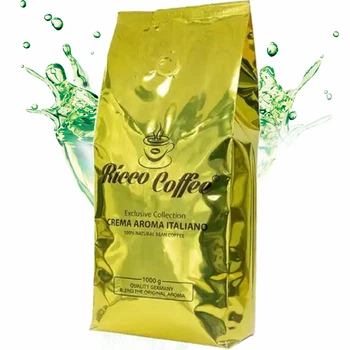 Кофе в зёрнах Ricco Coffee Crema Aroma Italiano 1кг (80/20)