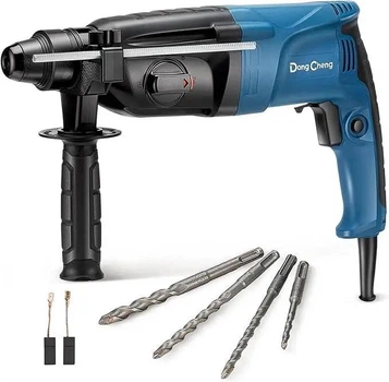 Перфоратор Dong Cheng DZC05-26B, 800 Вт, SDS-Plus, комплект буров