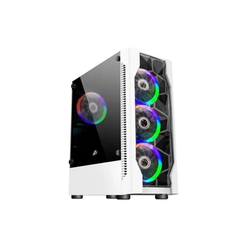 Корпус 1stPlayer D4-WH-4F1-W[142110]