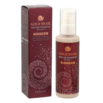 Омолаживающий тональный крем с муцином улитки Enough Gold Snail Moisture Foundation SPF30 № 13