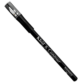 Олівець для очей Bourjois Khol Contour (з точилкою) "Noir-Issime"