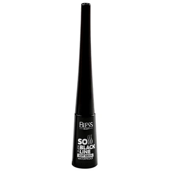 Підводка для очей з м'яким пензликом So Black Line Soft Brush Eyeliner Bless Beauty
