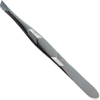 Luxury Пинцет BP-04 Beauty Line косметический для бровей скошенный стальной