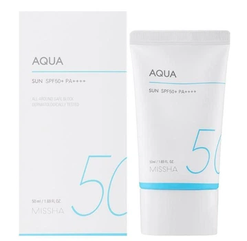 Солнцезащитный крем SPF50+/PA+++ Missha All Around Safe Block Aqua Sun Gel