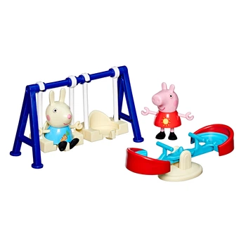 Ігровий набір Peppa Figurines серії Моменти з Пеппою – Пригоди на гойдалках