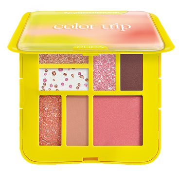 Pupa Color Trip Eye And Face Palette Палетка для макияжа глаз и лица № 001 "Pretty Trip"