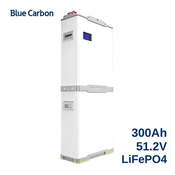 Аккумулятор LiFePO4 Blue Carbon 51.2V 300Ah PowerBattery (XBLFSD4830AW 3206) Белый