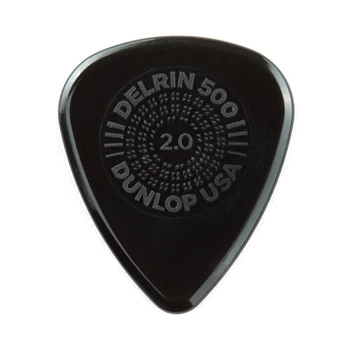 Медиатор Dunlop 4500 Prim Grip Delrin 500 Guitar Pick 2.0 mm (1 шт.)