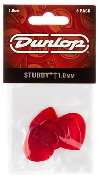 Медиаторы Dunlop 474P1.0 Stubby Jazz Player's Pack 1.0 mm (6 шт.)