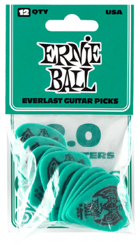 Медиаторы Ernie Ball 9196 Everlast Delrin Player's Pack 2.0 mm (12 шт.)