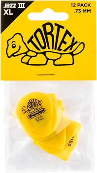 Медиаторы Dunlop 498P0.73 Tortex Jazz III XL Player's Pack 0.73 mm (12 шт.)