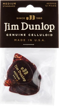 Медиаторы Dunlop 483P05MD Genuine Celluloid Player's Pack (12 шт.)