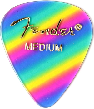 Медиаторы Fender 351 Shape Premium Celluloid Picks Rainbow Medium 1980351102 (12 шт.)