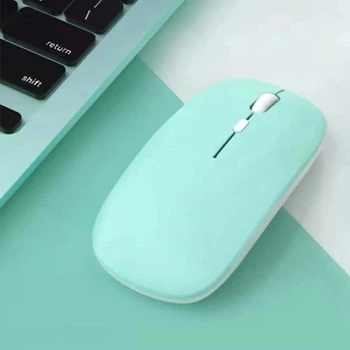 М’ятна безшумна мишка AppStyle mint Bluetooth + 2.4G — для ноутбука, ПК, планшета,Мишка бездротова подвійного режиму