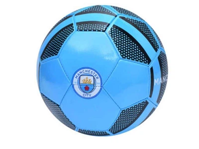 М'яч футбольний METR розмір 5 ПВХ вага 280г блакитно-чорний EN 331 MANCHESTER CITY